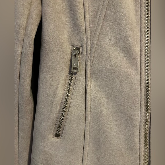 Kenneth Cole faux suede jacket light pink Size X-Small - Picture 2 of 4